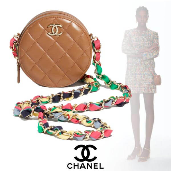 シャネル チェーン ショルダーバッグ 偽物 ラウンド ミニ AP2055 B05062 NB356